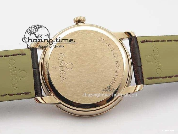 0225 De Ville MK 1:1 Best Edition RG Blue Dial On Black Leather Asian Seagull T1701 (Sec@6) FastDry 8235